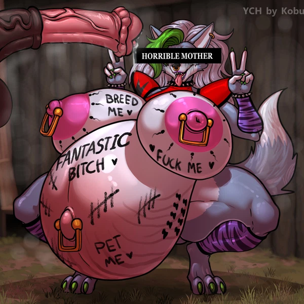 Roxanne Wolf (Five Nights At Freddy's, Five Nights At Freddy's: Security Breach) Created By Kobu Art