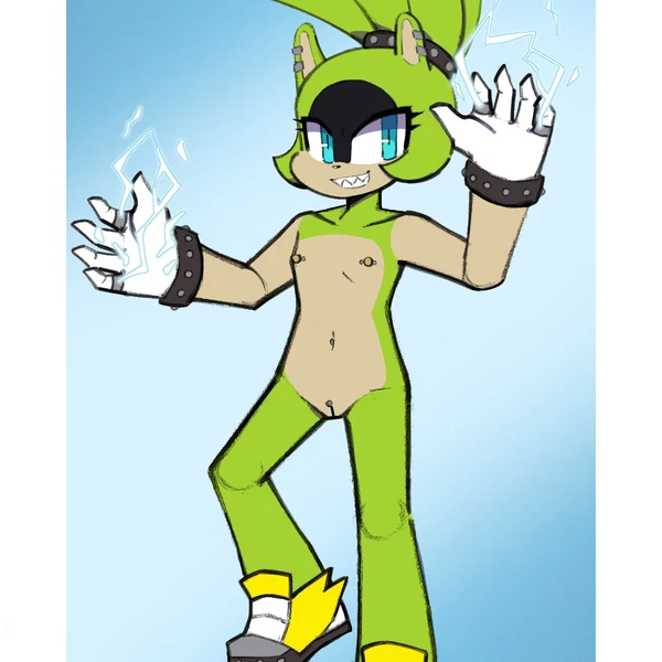Surge The Tenrec (Idw Publishing, Sega) Created By Bigrobbie