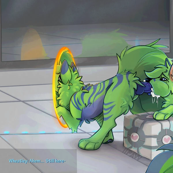 Tickled (Tickledlion66), Wheatley (Portal (Series), Valve) Created By Iipaw