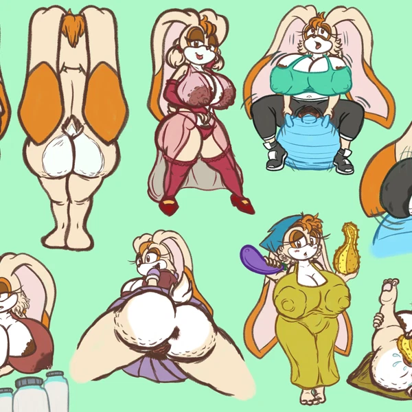Vanilla The Rabbit (Sega, Sonic The Hedgehog (Series)) Created By Shadowwalk