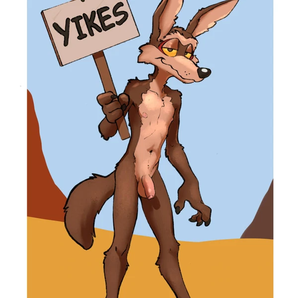 Wile E. Coyote (Looney Tunes, Warner Brothers) Created By Bedtime Buck