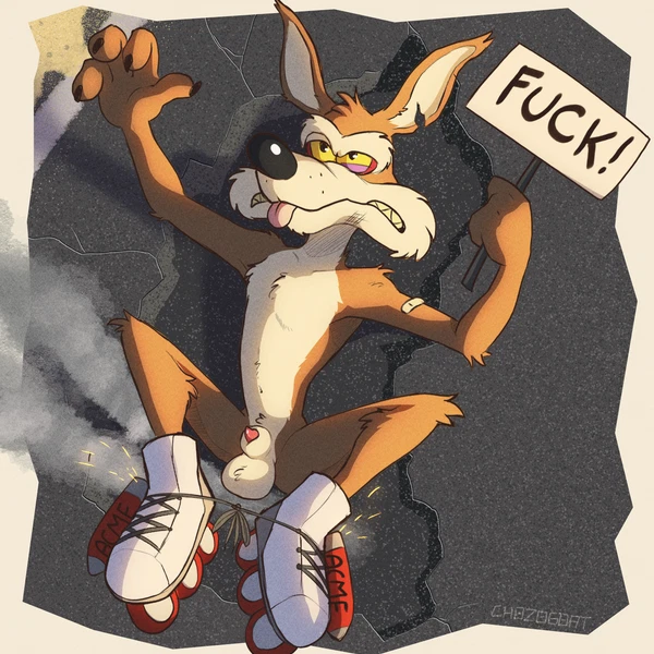 Wile E. Coyote (Looney Tunes, Warner Brothers) Created By Chozogoat