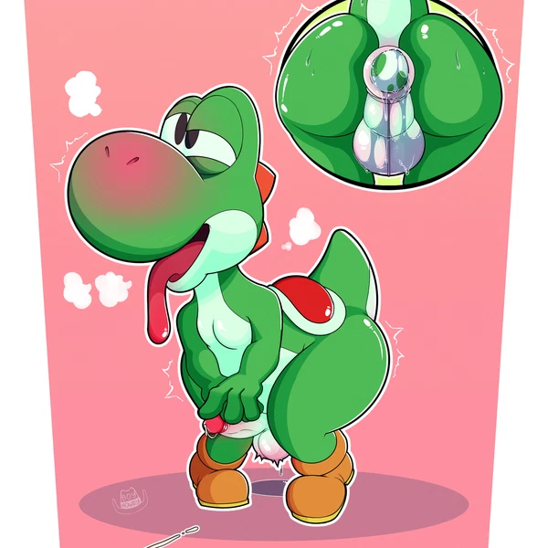 Yoshi (Character) (Mario Bros, Nintendo) Created By Boyhowdy