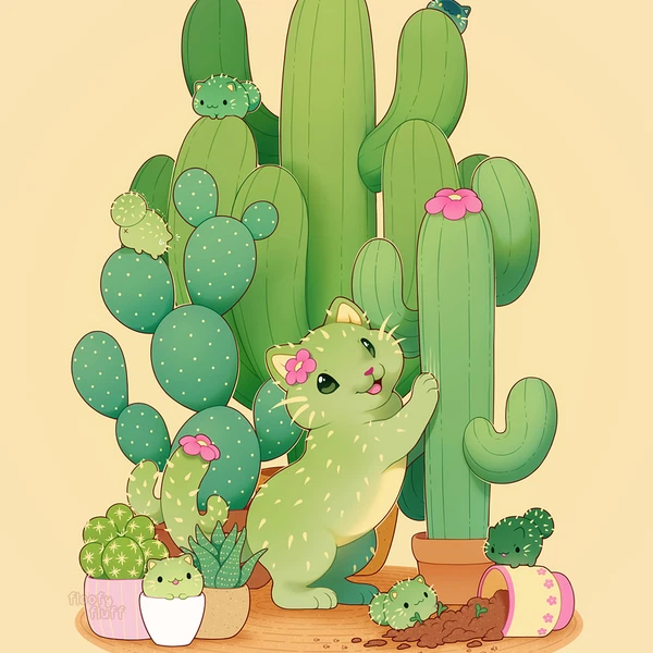 Catcus (Floofyfluff) Created By Floofyfluff
