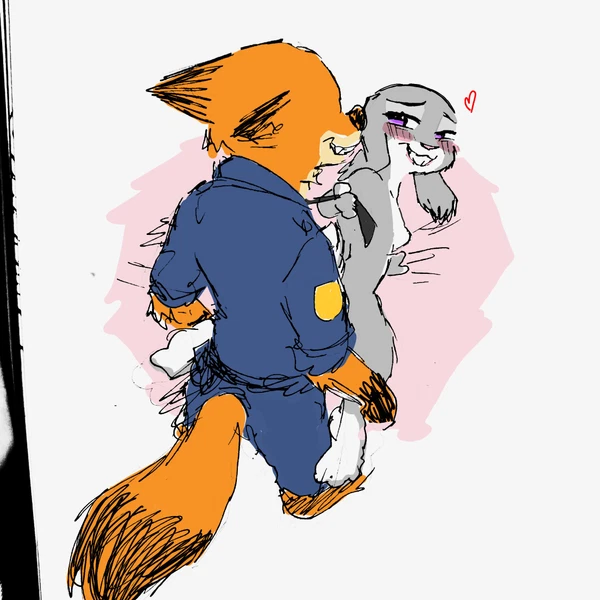 Judy Hopps, Nick Wilde (Disney, Zootopia) Created By Sunnypompom06