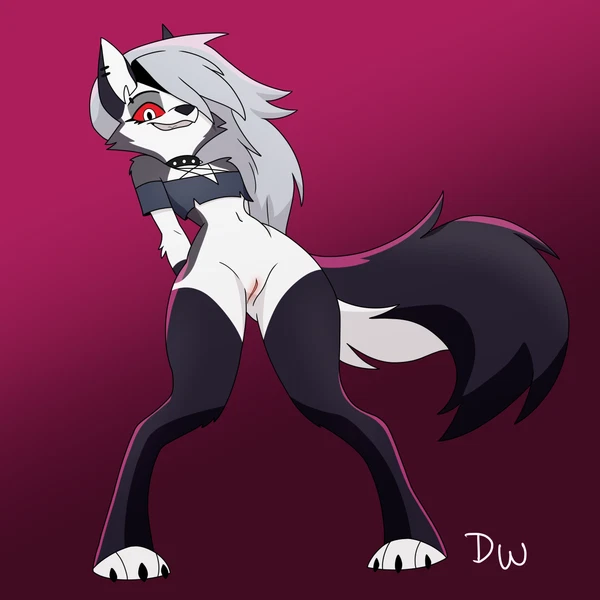 Loona (Helluva Boss) (Hellaverse, Helluva Boss) Created By Darkwolf79