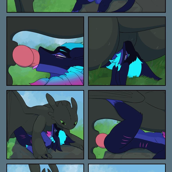 Nightphin, Toothless (Dreamworks, European Mythology) Created By Smashedplate21