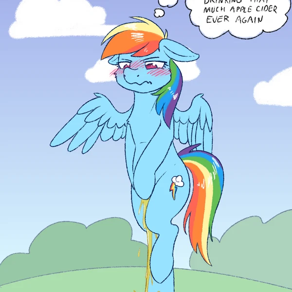 Rainbow Dash (Mlp) (Friendship Is Magic, Hasbro) Created By Paul 0w0