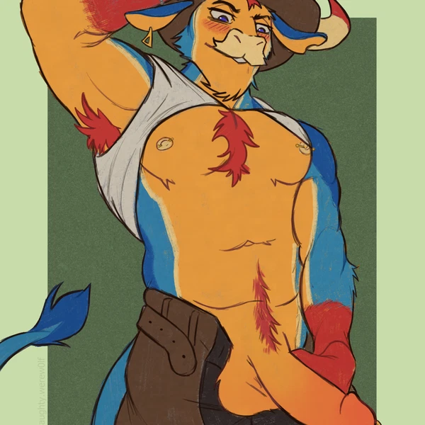 Rocky(Rockytoro) Created By Naughtywerew0lf
